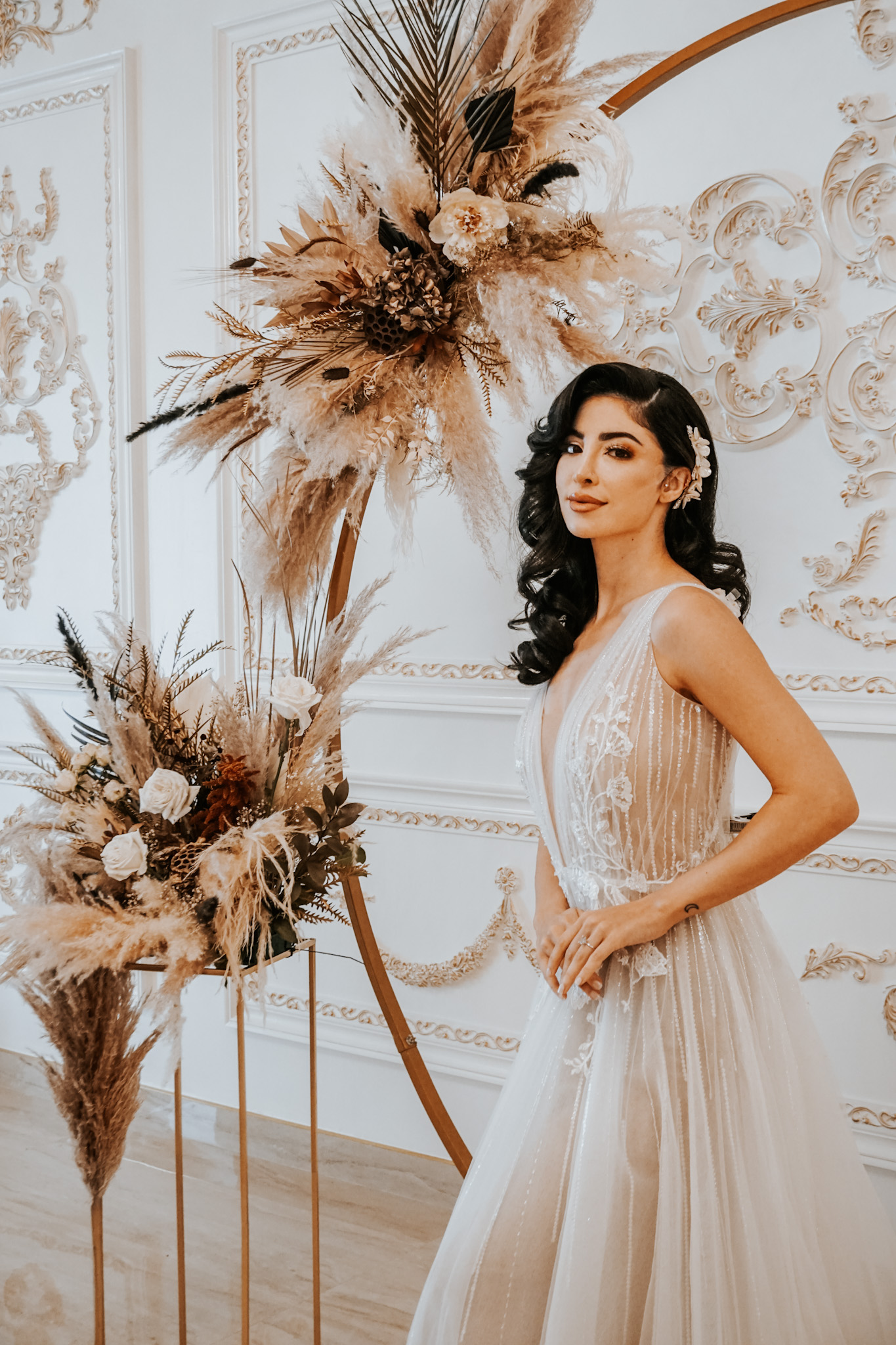 Gatsby Styled Photo Shoot - American and Indian Bridalwear